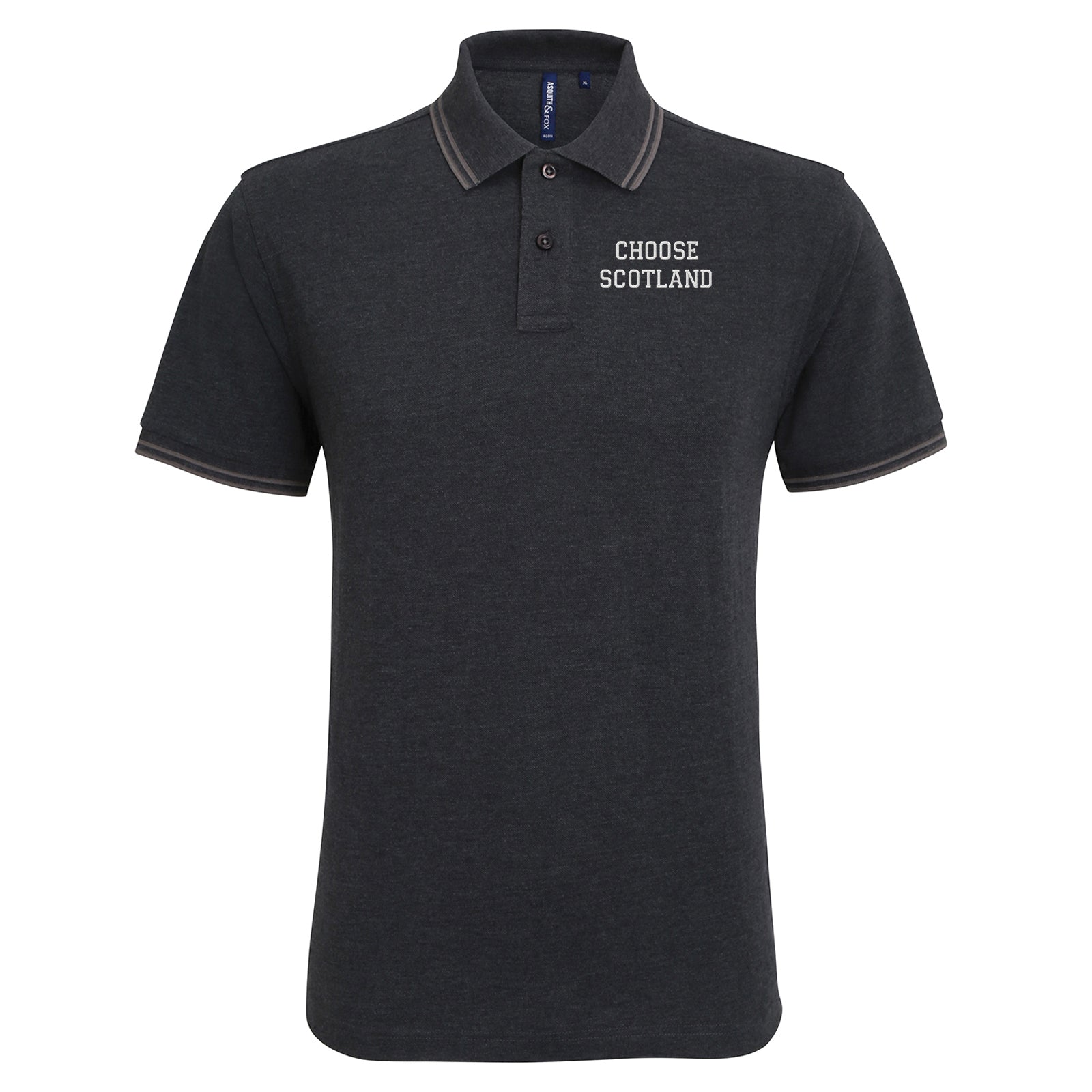 Choose Scotland Tipped Polo Shirt
