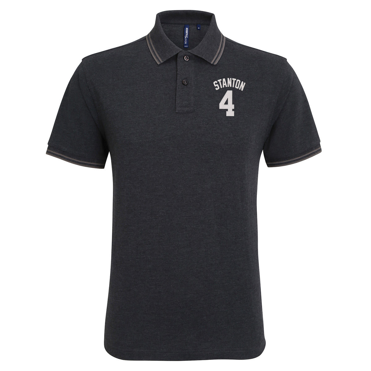 Pat Stanton Hibernian Football Tipped Polo Shirt