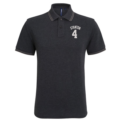 Pat Stanton Hibernian Football Tipped Polo Shirt