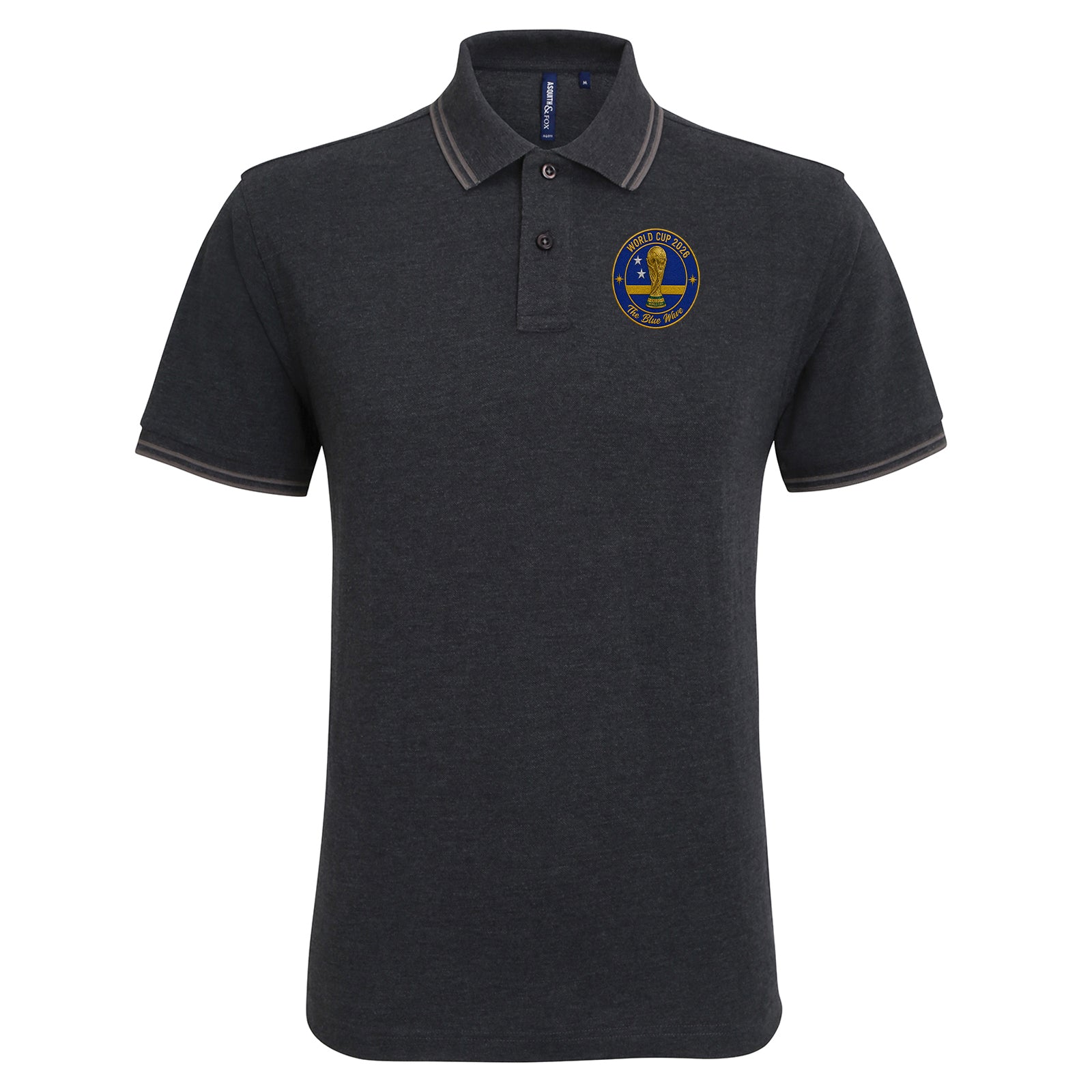 Curacao Football Tipped Polo Shirt