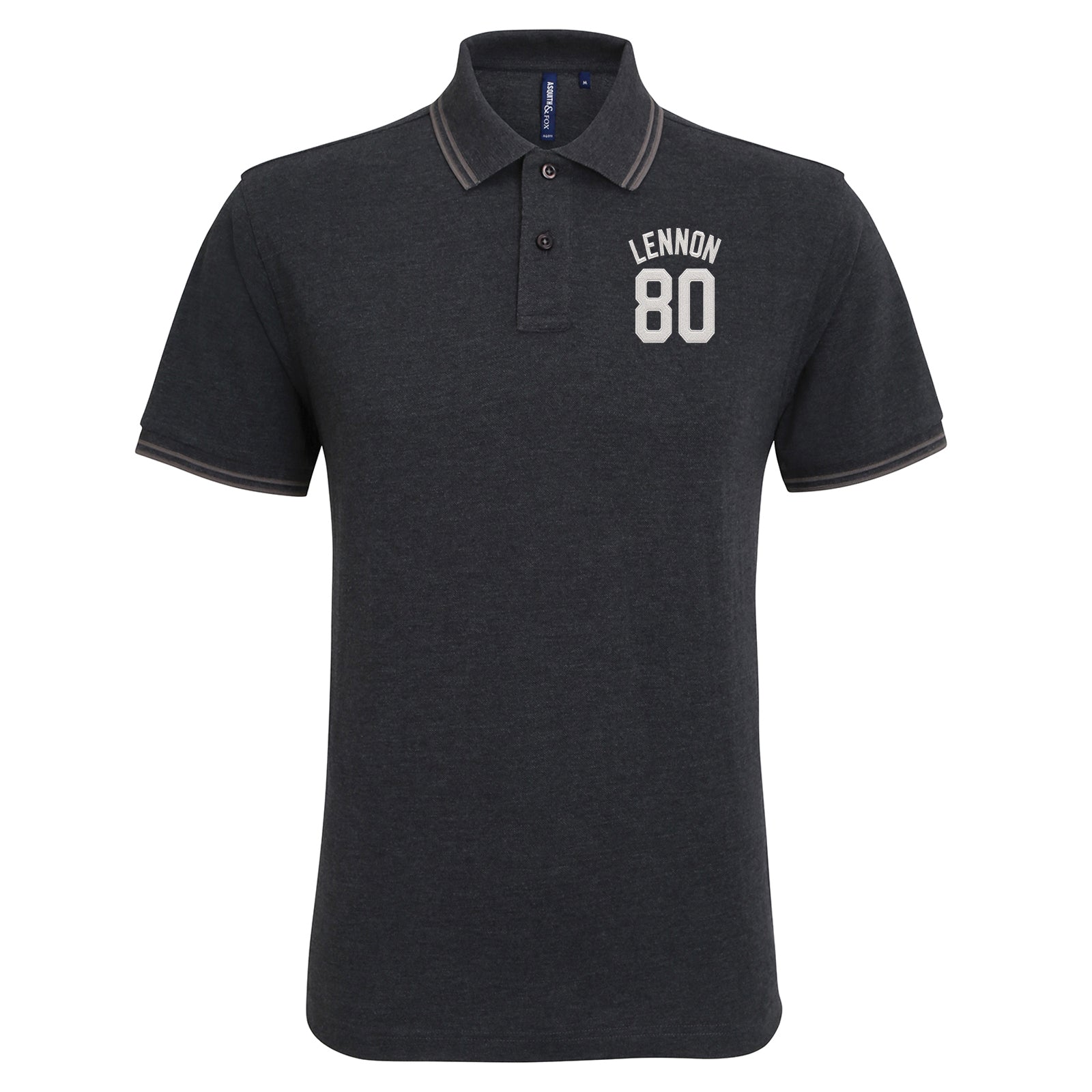 John Lennon Football Tipped Polo Shirt