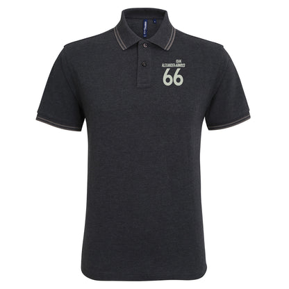 Alexander Arnold Isak Liverpool Tipped Polo Shirt 