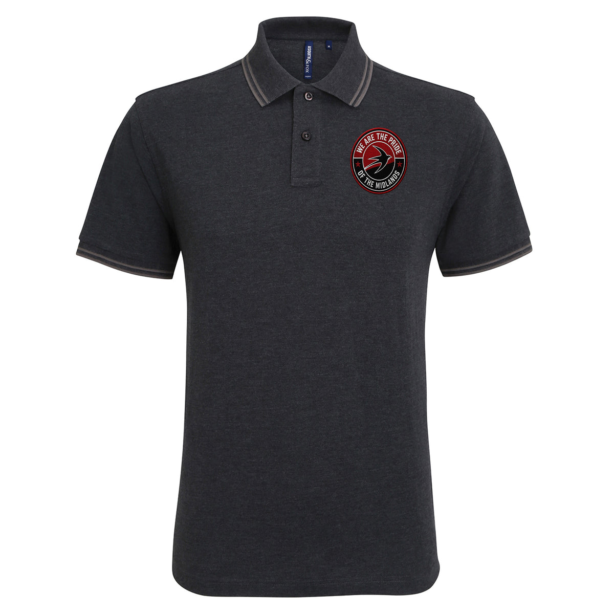 Walsall We Are The Pride of The Midlands Tipped Polo Shirt