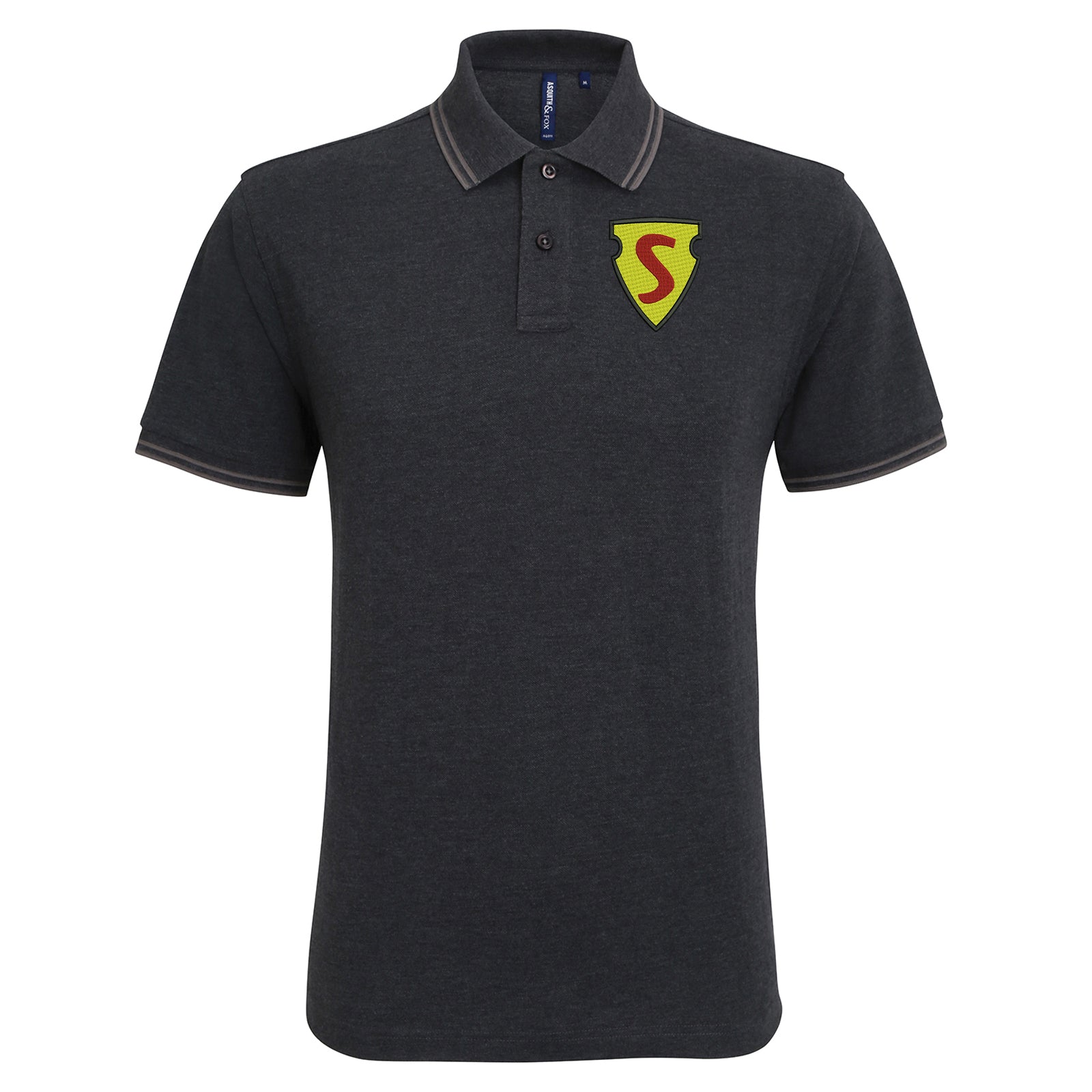 Superman Tipped Polo Shirt