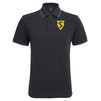 Superman Tipped Polo Shirt