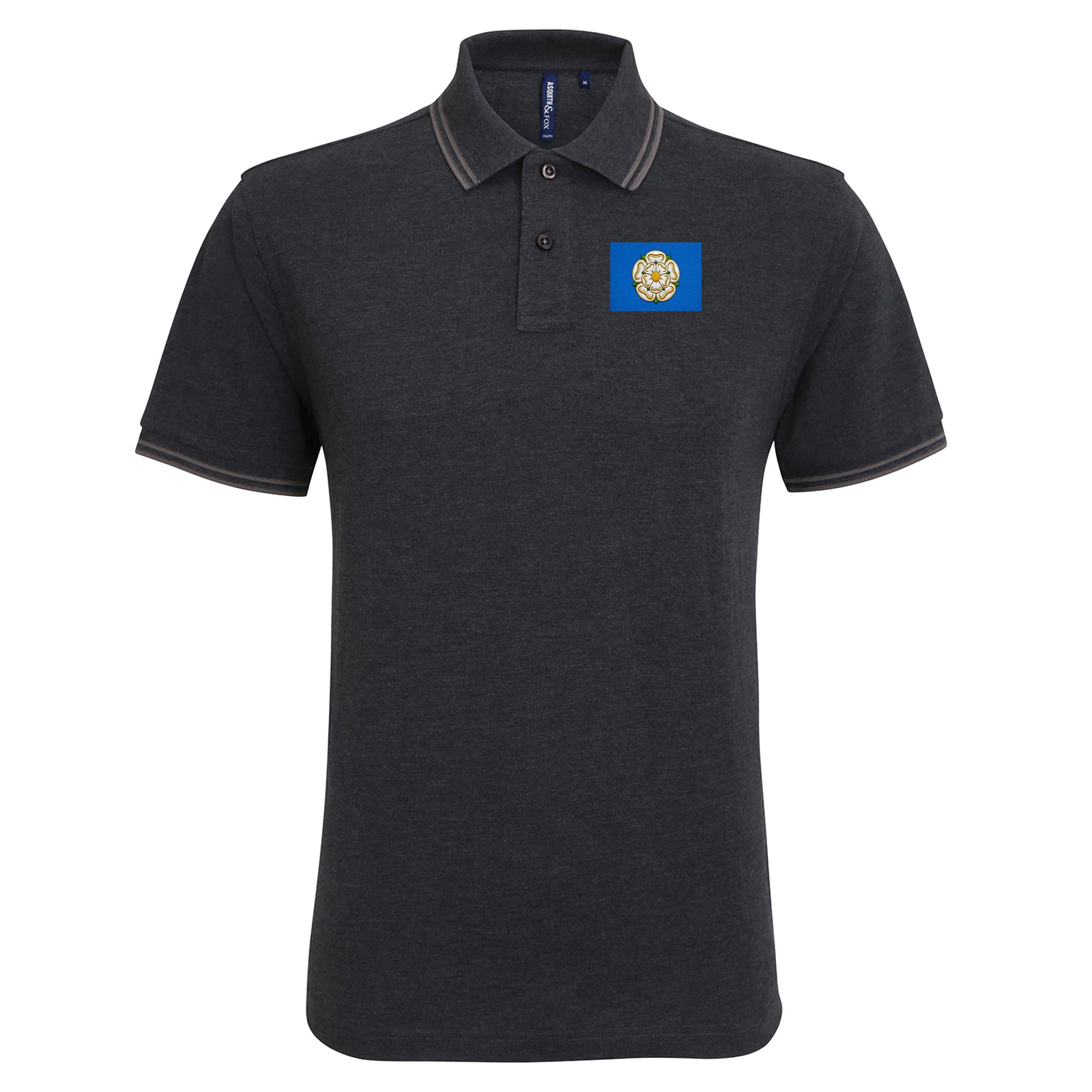 Flag of Yorkshire Tipped Polo Shirt