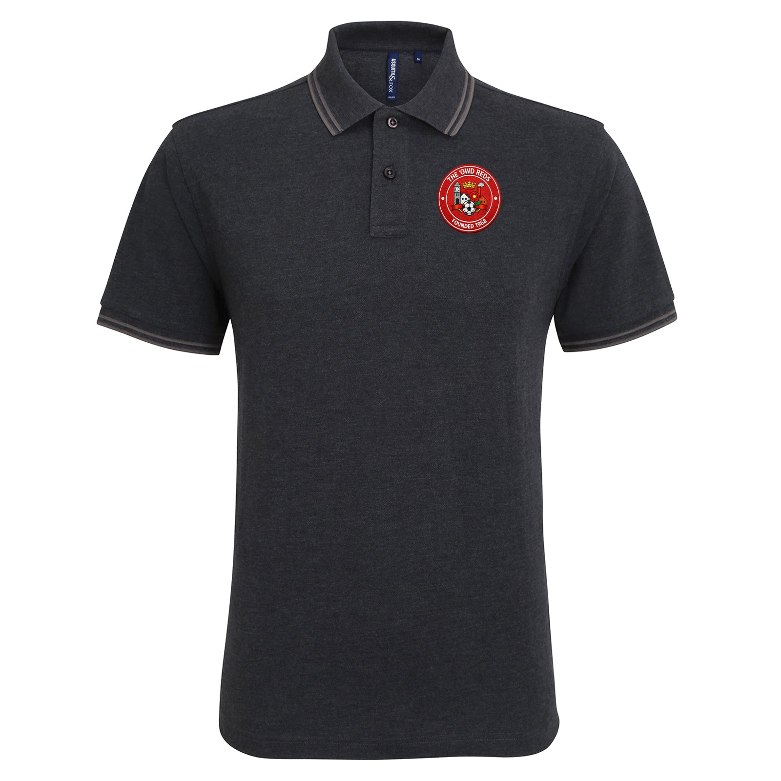 Old School Accrington Stanley Tipped Polo Shirt