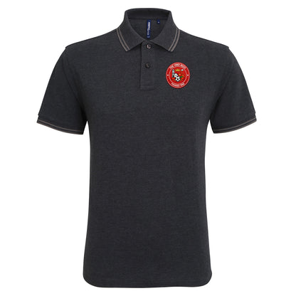 Old School Accrington Stanley Tipped Polo Shirt