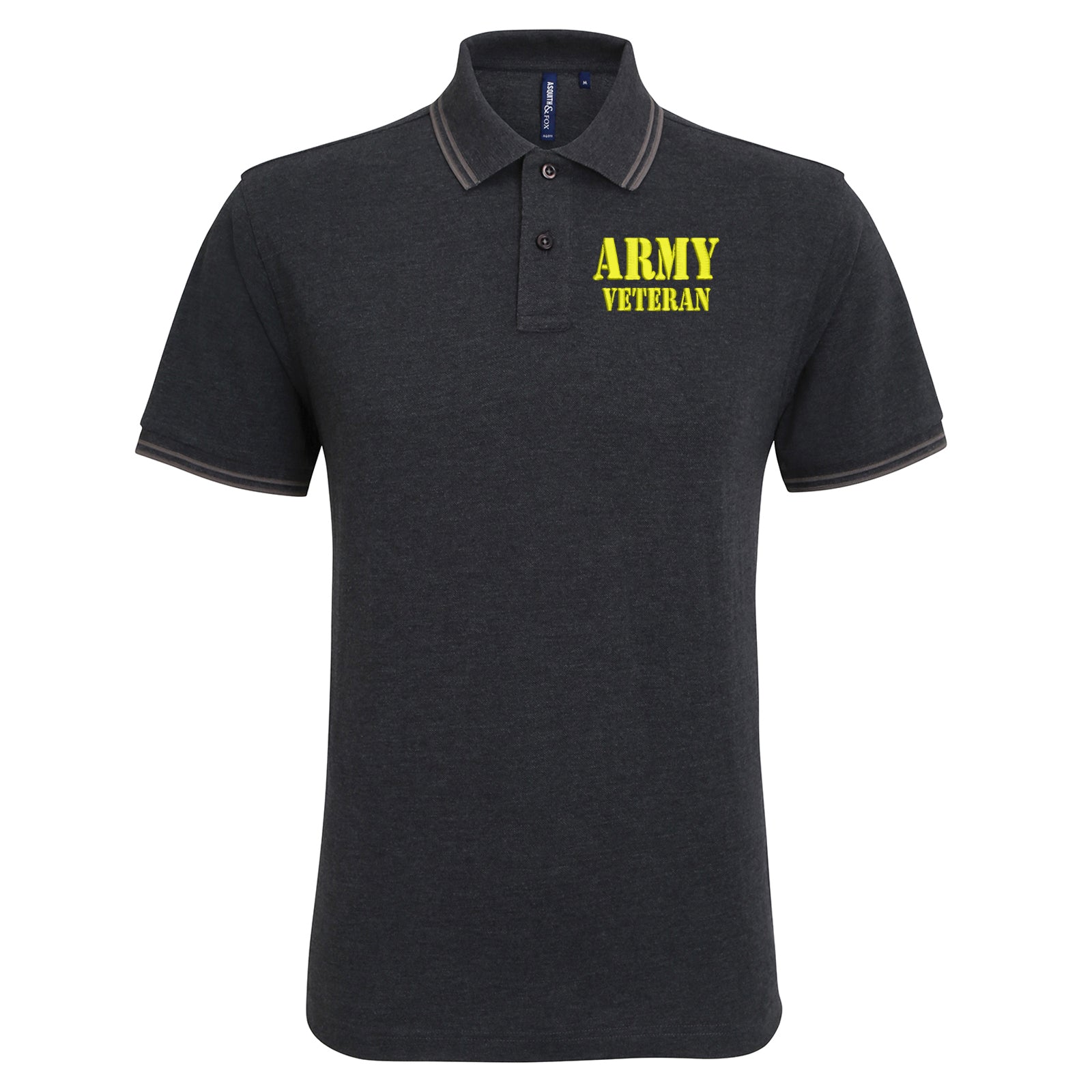 Army Veteran Tipped Polo Shirt