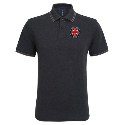 British Biker Tipped Polo Shirt 