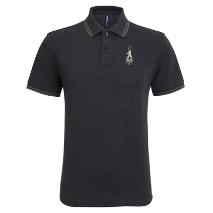 Retro Telford Embroidered Tipped Polo Shirt