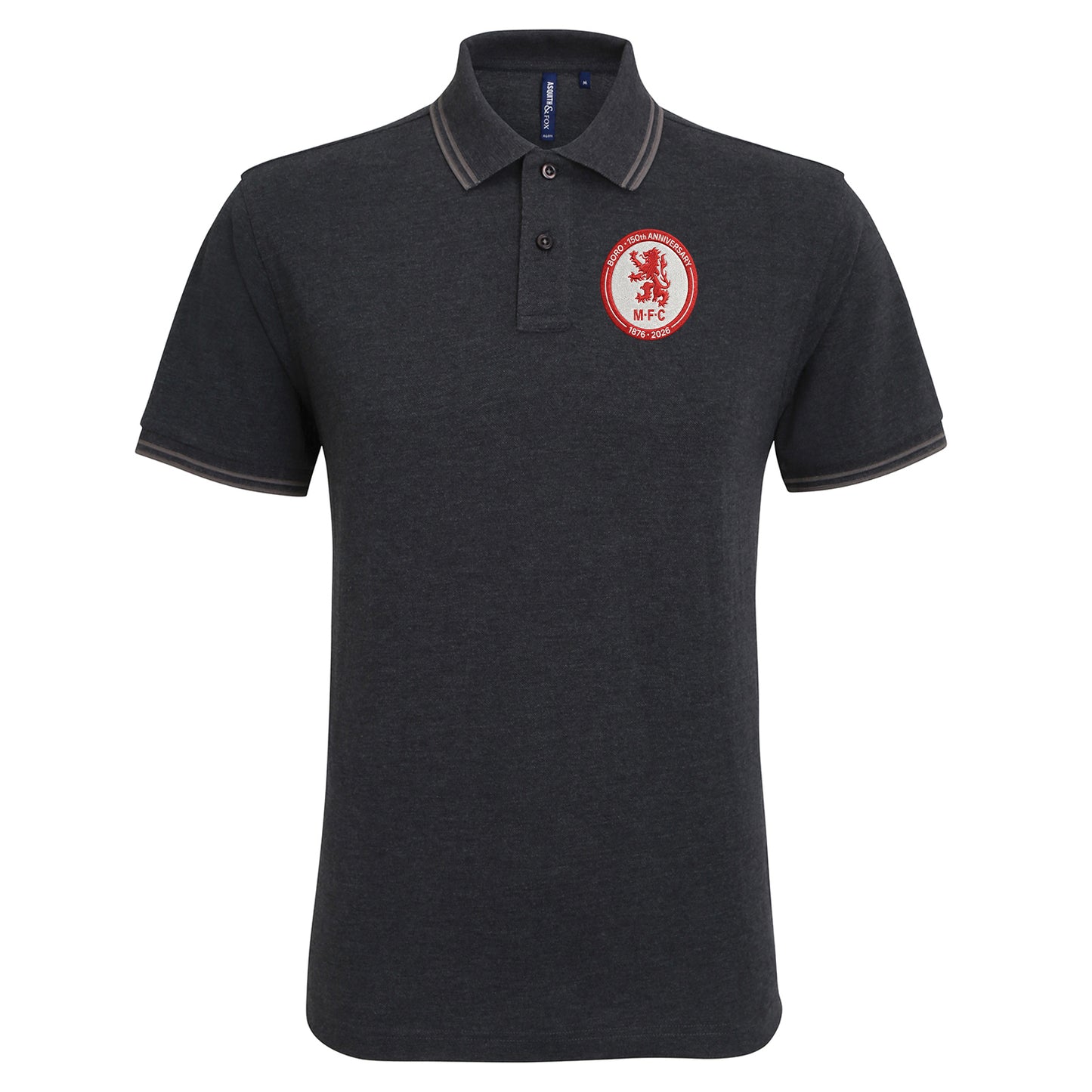 Middlesbrough 150th Anniversary Tipped Polo Shirt 