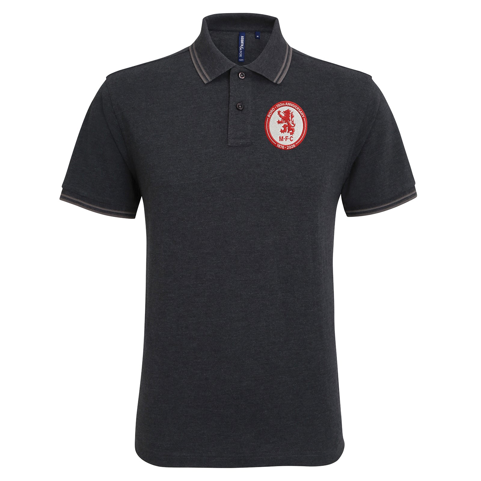 Middlesbrough 150th Anniversary Tipped Polo Shirt 