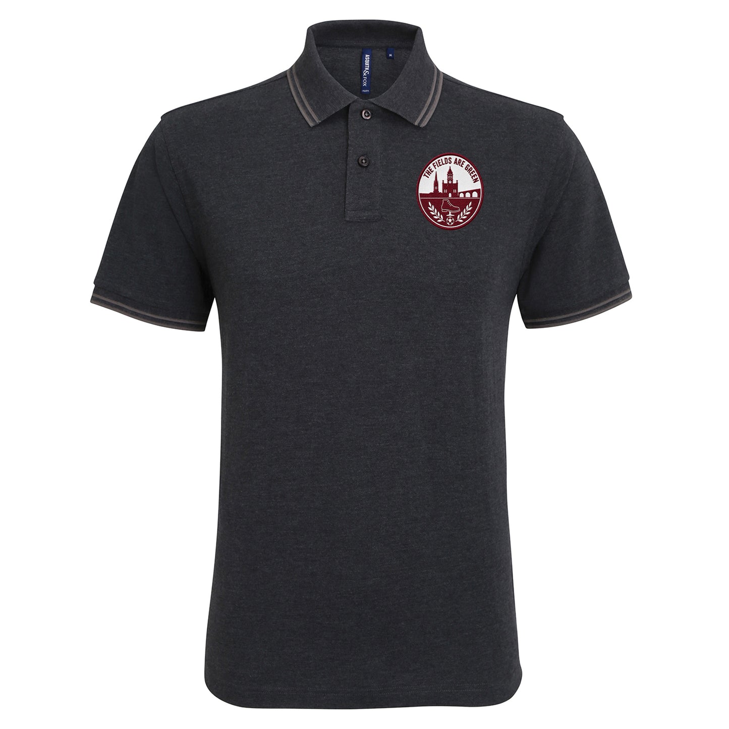 The Fields Are Green Northampton Football Tipped Polo Shirt