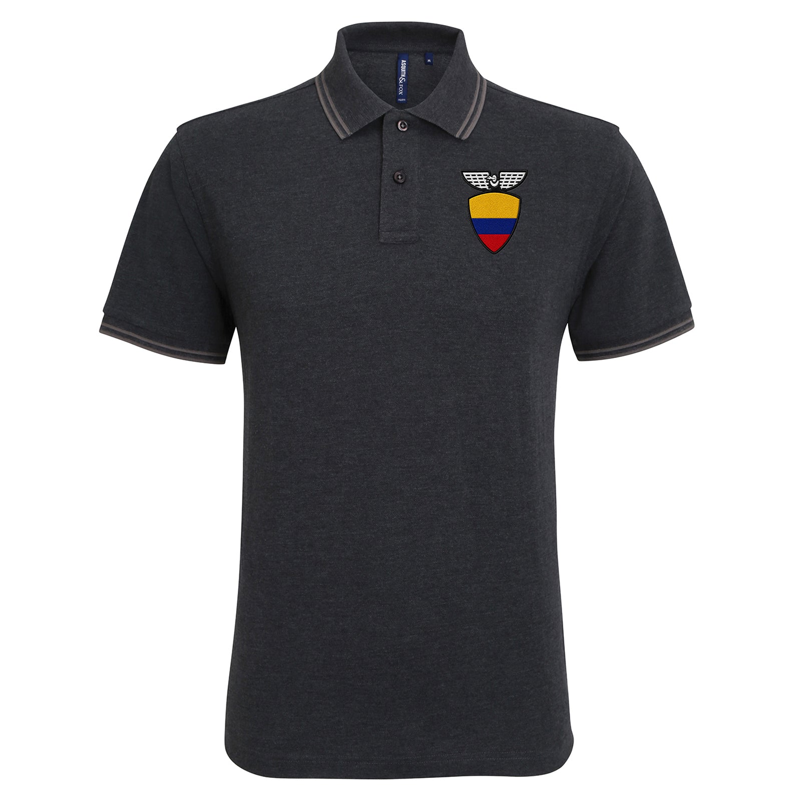 Ecuador Football Tipped Polo Shirt 