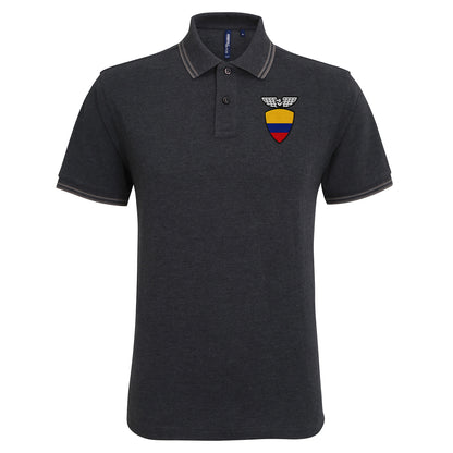 Ecuador Football Tipped Polo Shirt 