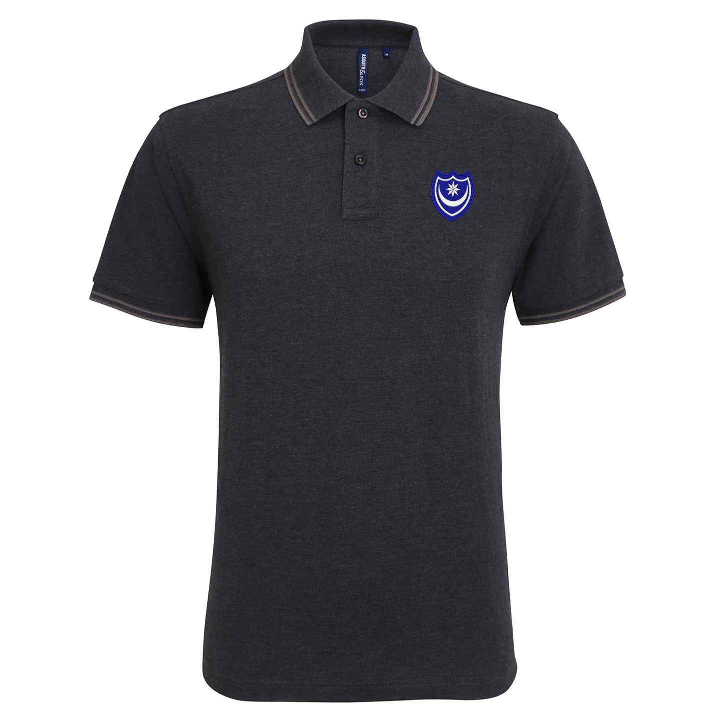 Portsmouth 1967 Embroidered Tipped Polo Shirt