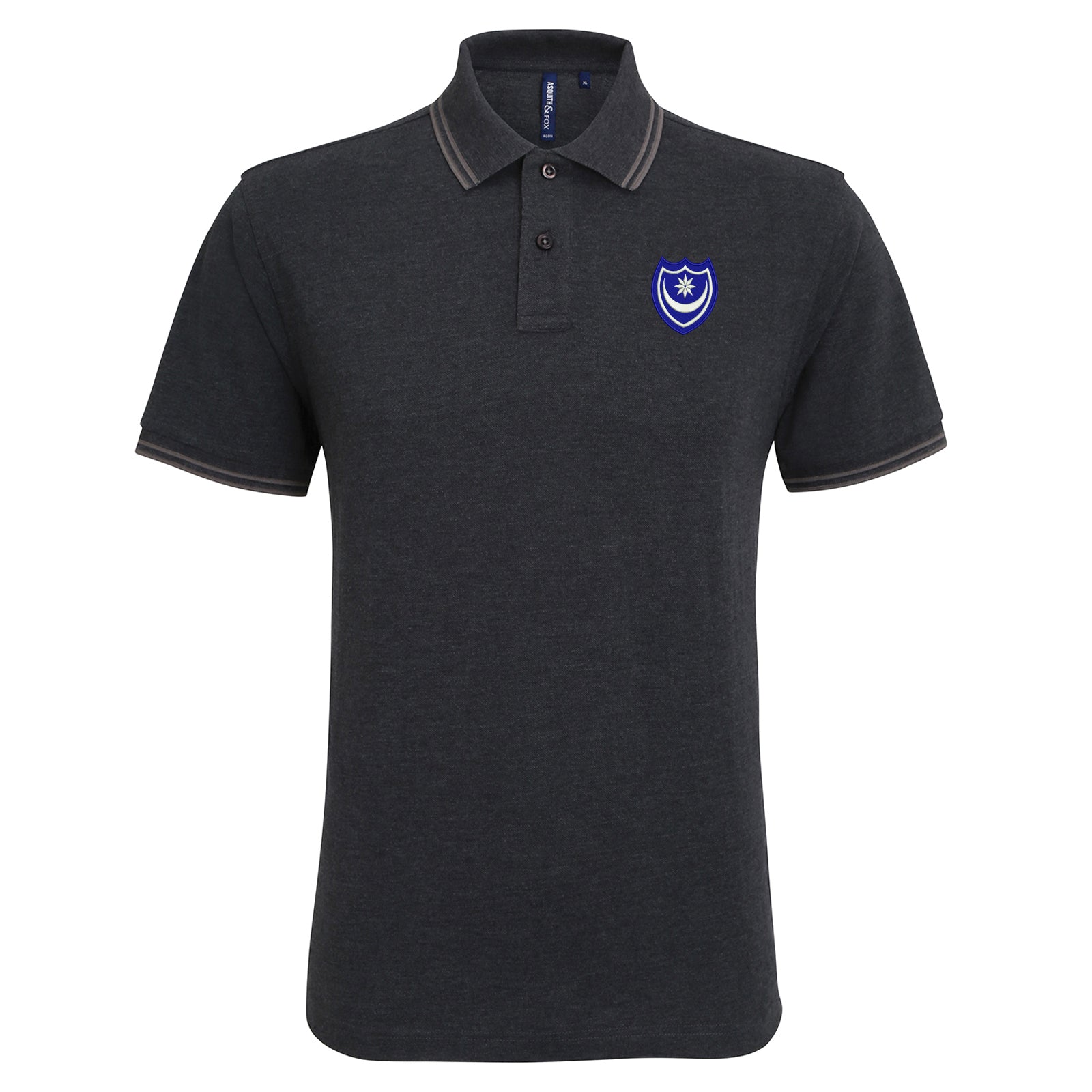 Portsmouth 1967 Embroidered Tipped Polo Shirt