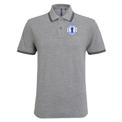 Old School Leeds United Tipped Polo Shirt 