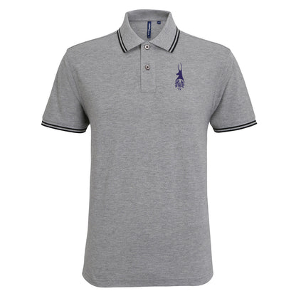 Retro Telford Embroidered Tipped Polo Shirt