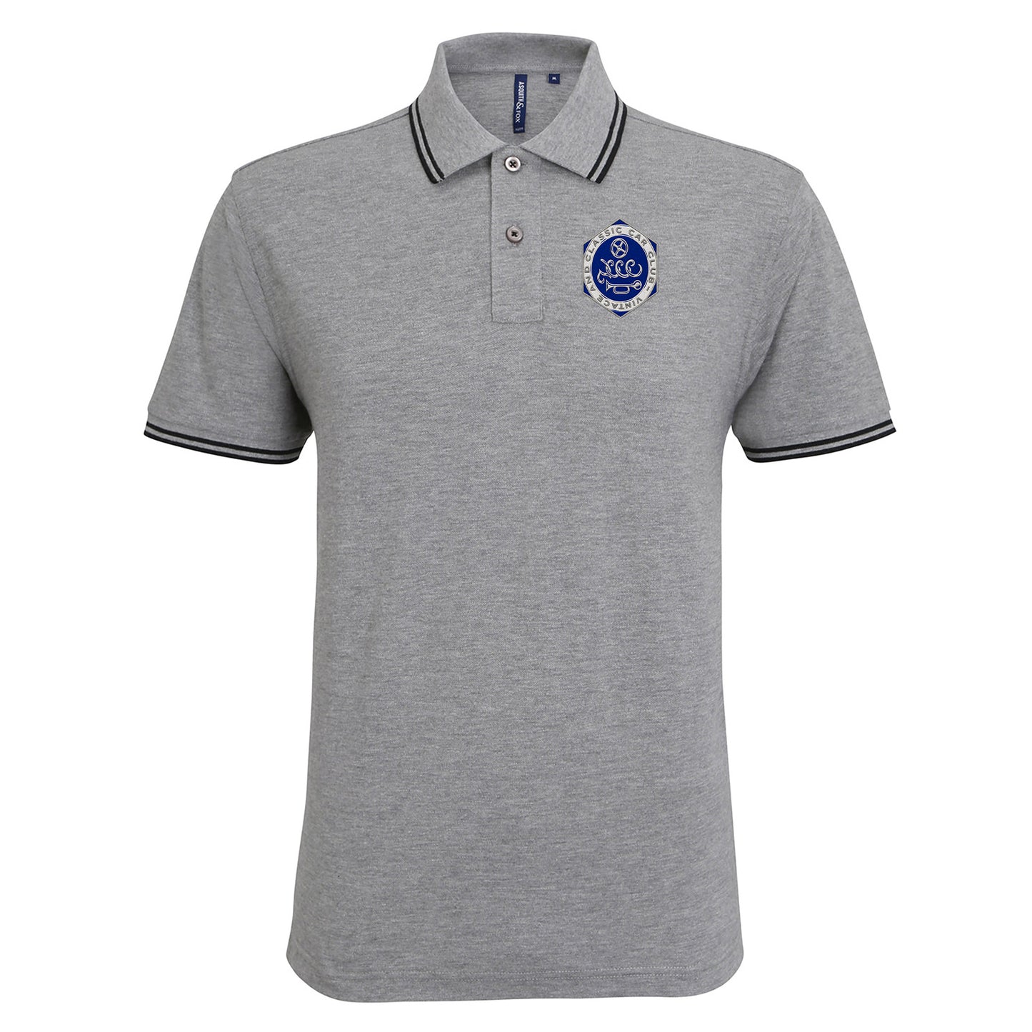 Vintage and Classic Car Club Tipped Polo Shirt