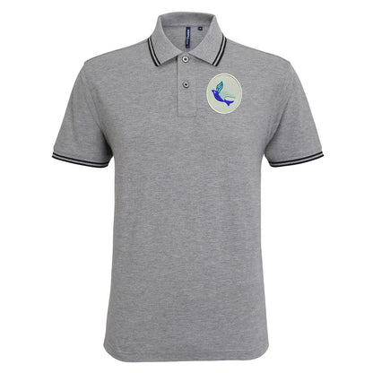 Classic Cardiff City FC Tipped Polo Shirt