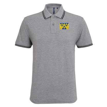 Flag of Shropshire Tipped Polo Shirt