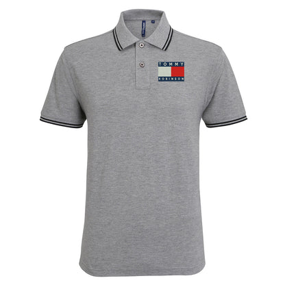 Tommy Robinson Tipped Polo Shirt 