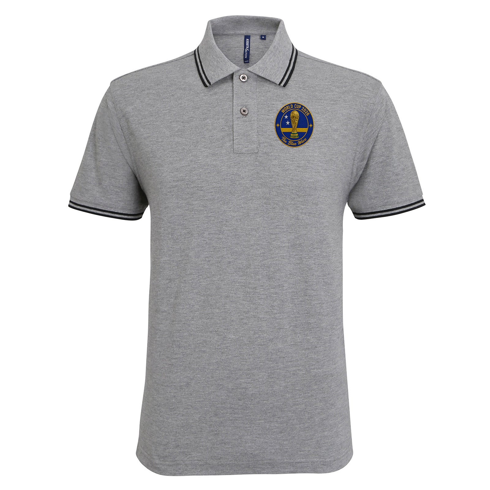 Curacao Football Tipped Polo Shirt