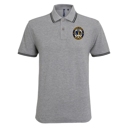 Leeds Rhinos Rugby League Tipped Polo Shirt