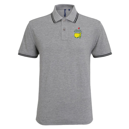 The Masters Tournament Golf Tipped Polo Shirt