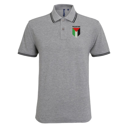 Palestine FC Tipped Polo Shirt