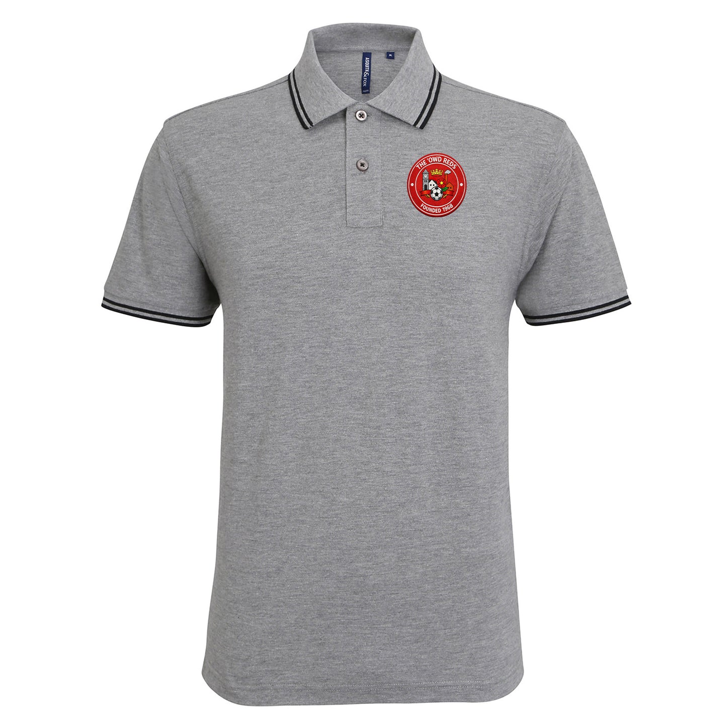 Old School Accrington Stanley Tipped Polo Shirt