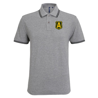 Retro Australia Soccer Tipped Polo Shirt 