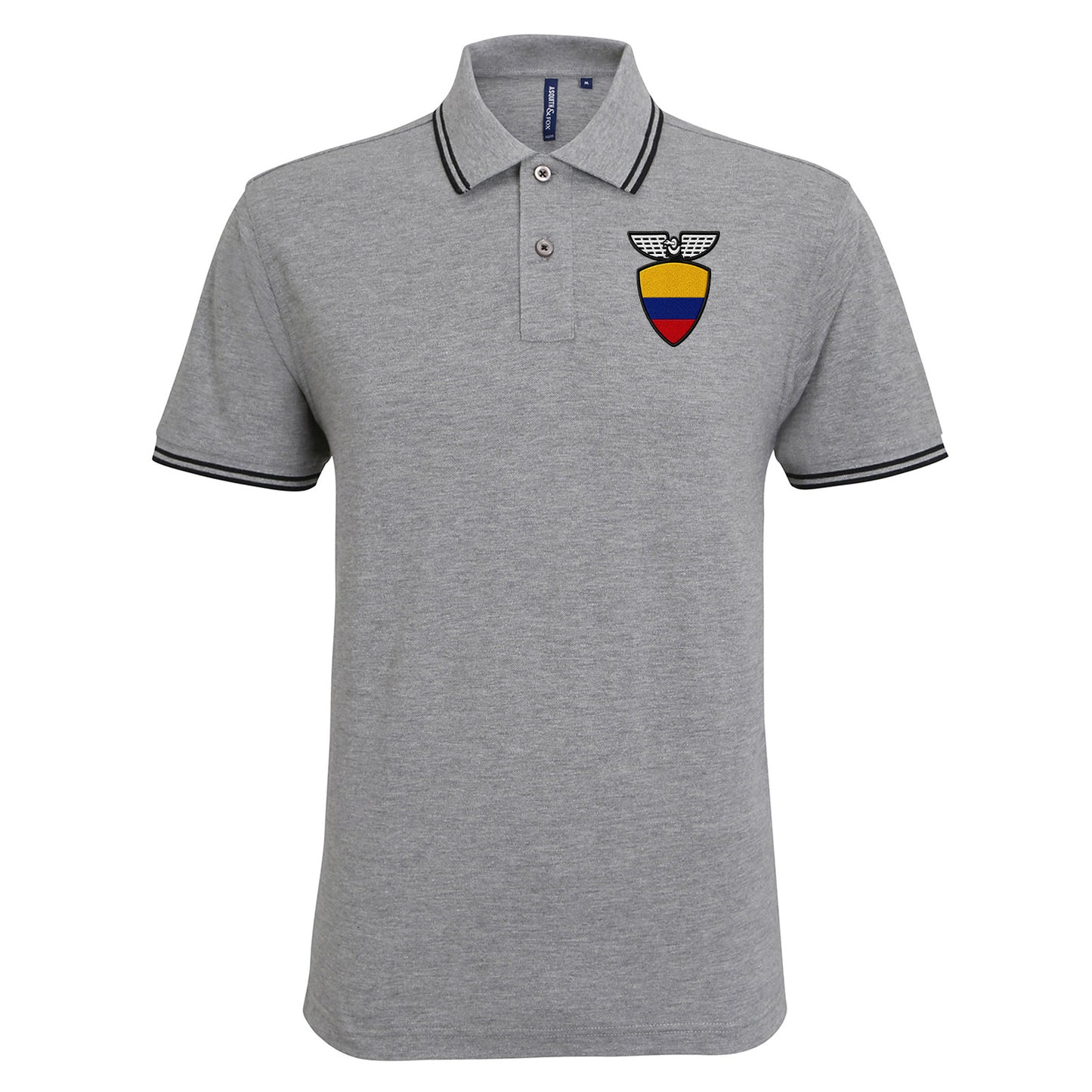 Ecuador Football Tipped Polo Shirt 