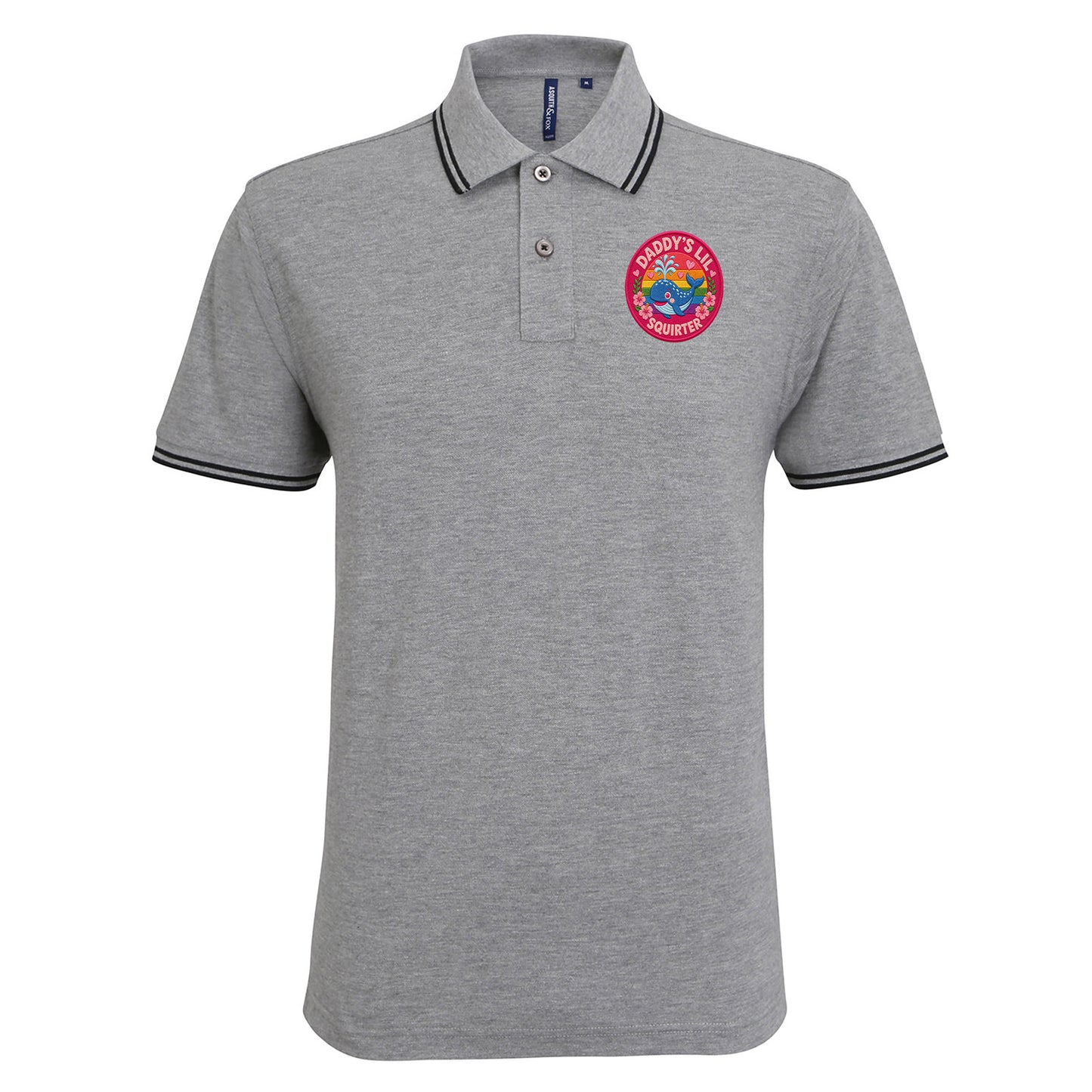 Daddy’s Lil Squirter Tipped Polo Shirt