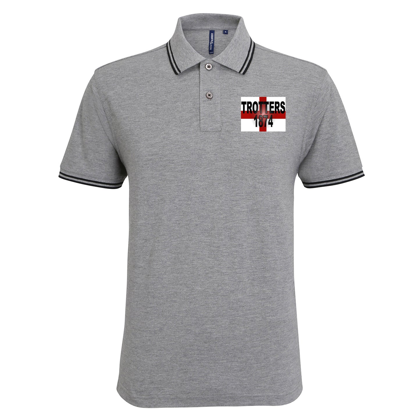 Trotters 1874 England Flag Polo Shirt