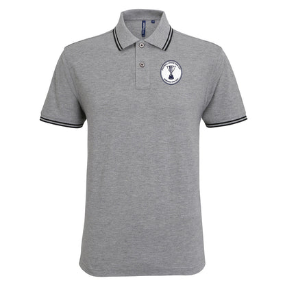 Retro Preston North End Tipped Polo Shirt