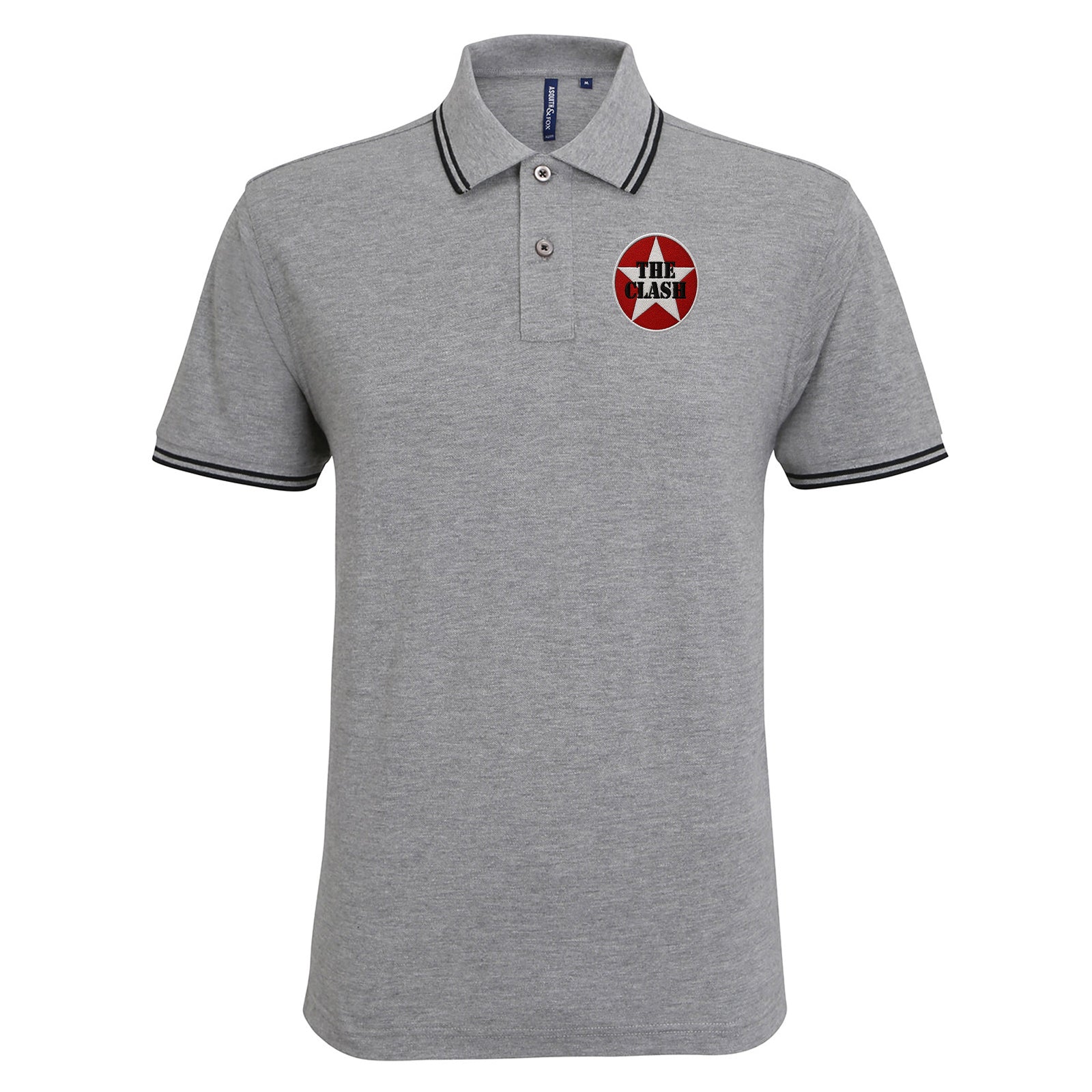 The Clash Band Tipped Polo Shirt