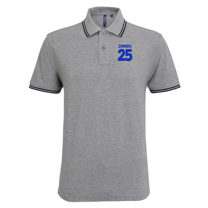 Bobby Zamora Brighton Football Tipped Polo Shirt 