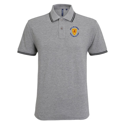 Scotland on Tour World Cup 2026 Tipped Polo Shirt