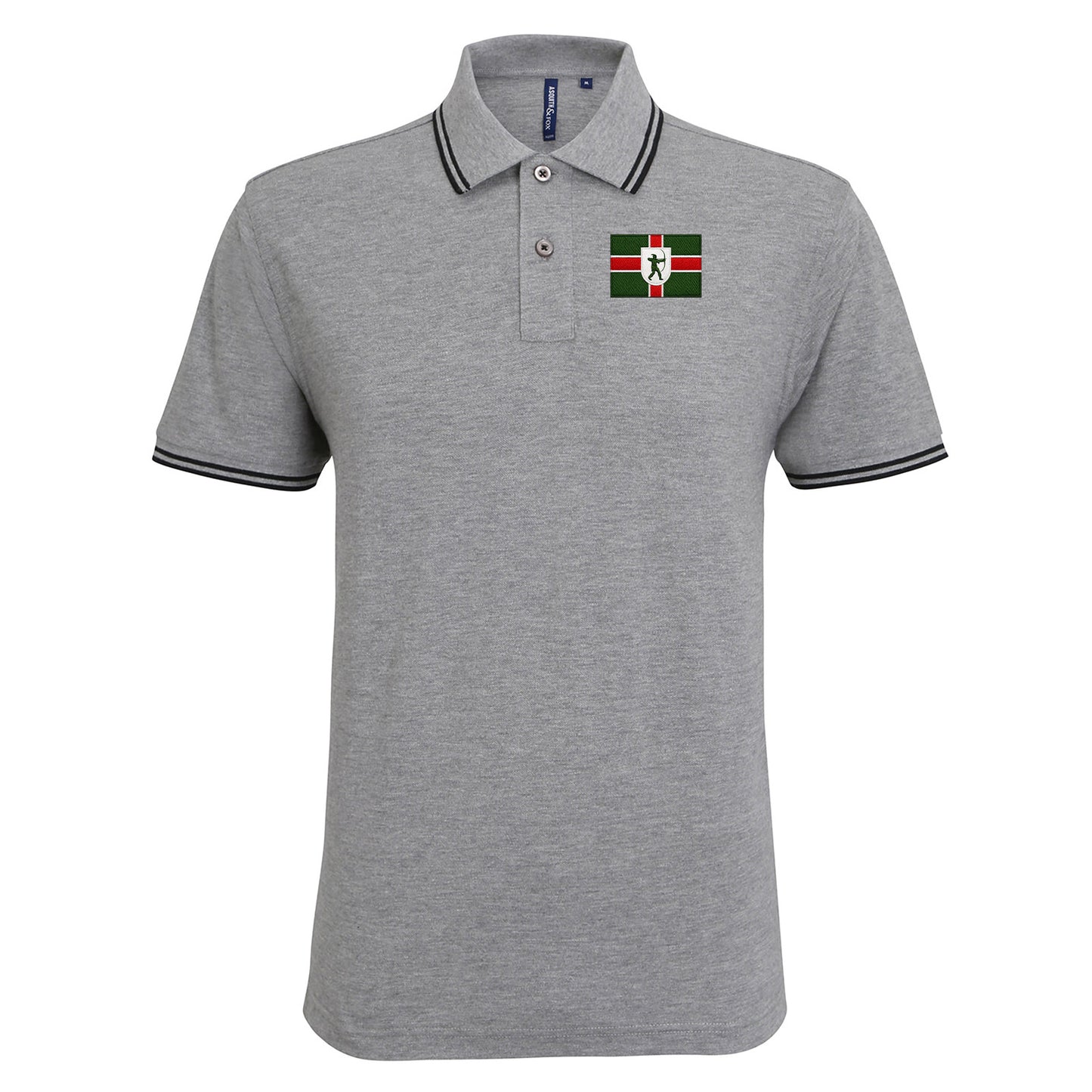 Flag of Nottinghamshire Tipped Polo Shirt