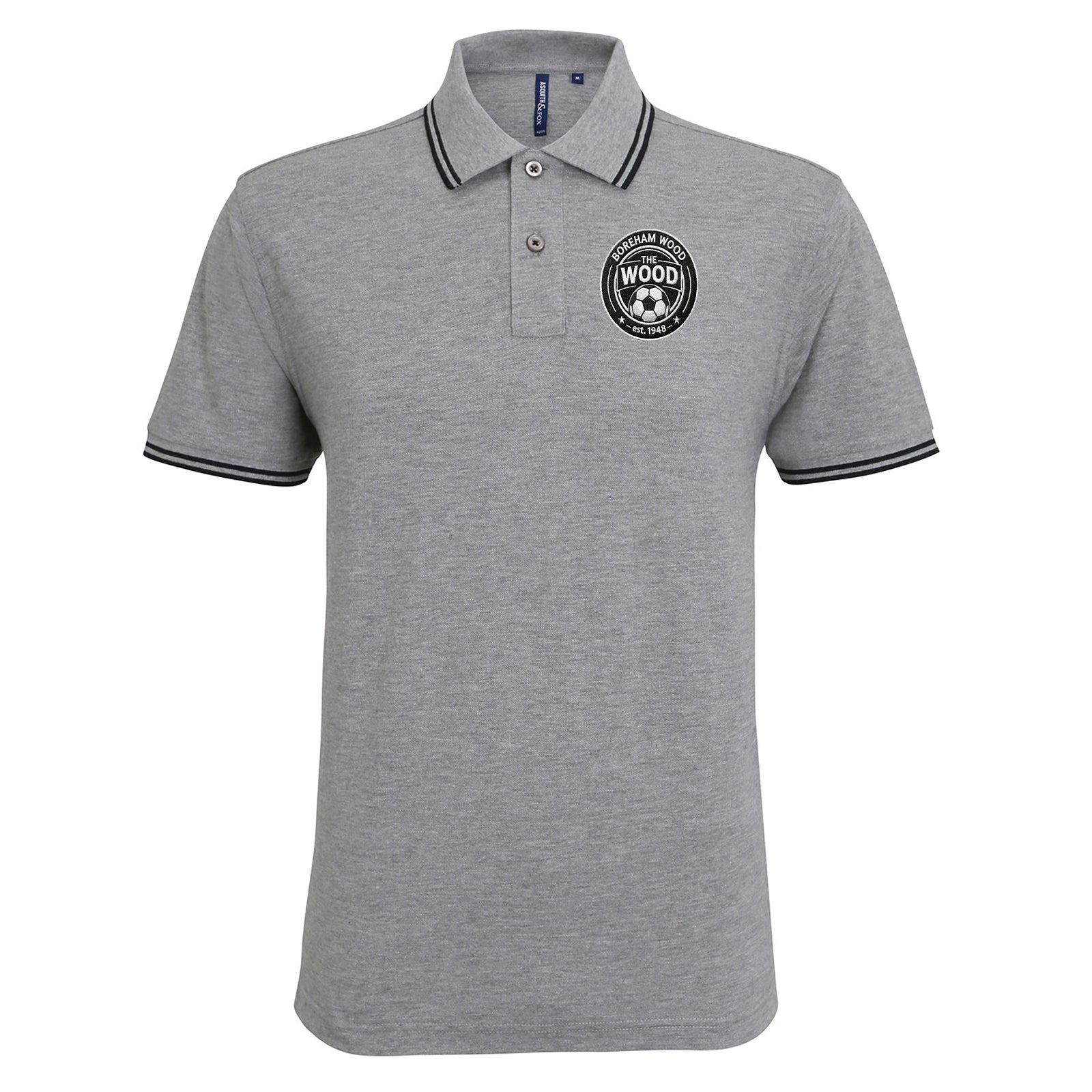 Boreham Wood Football Tipped Polo Shirt