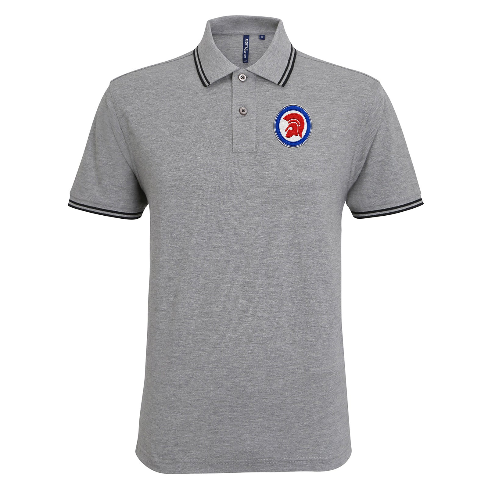 Trojan Helmet Roundel Tipped Polo Shirt
