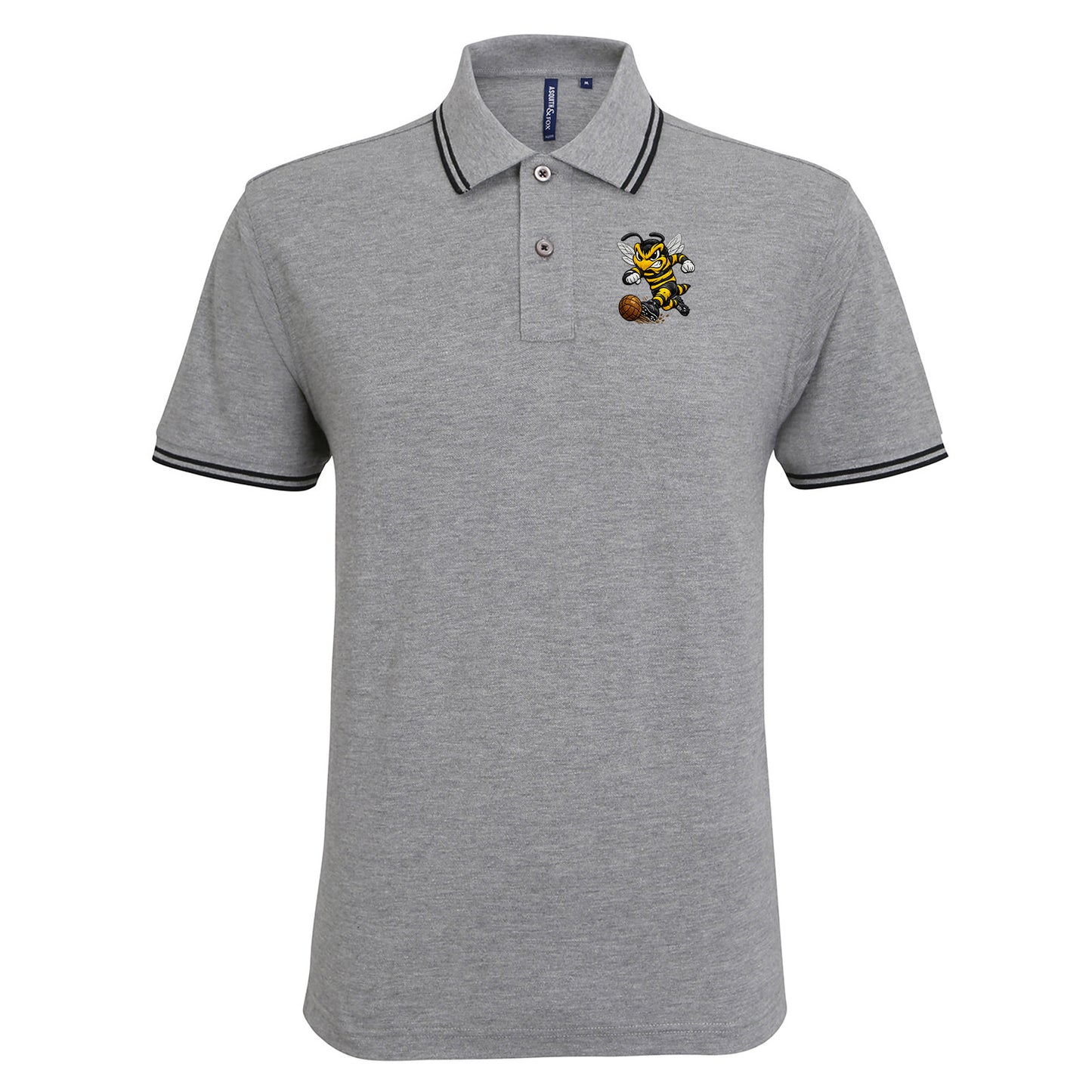 Alloa Athletic 1960s Tipped Polo Shirt