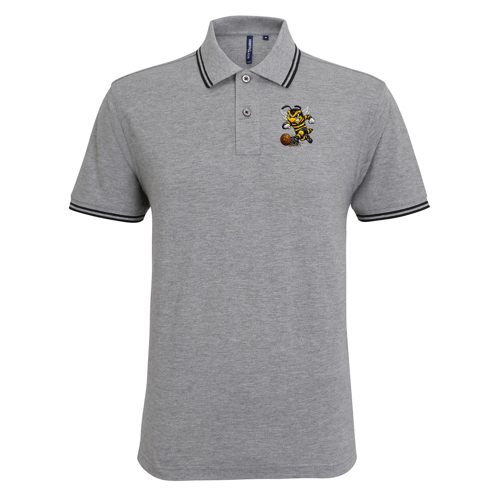 Alloa Athletic 1960s Tipped Polo Shirt