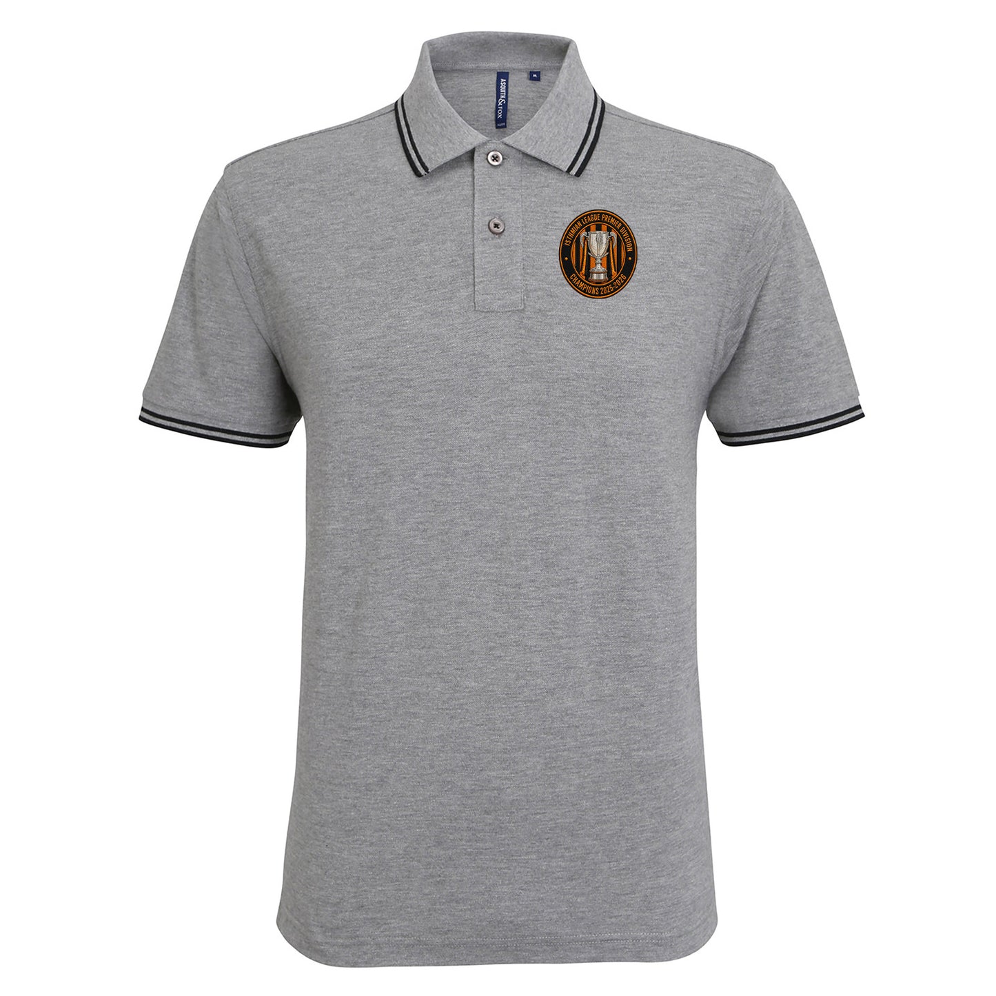 Folkestone Invicta Isthmian Premie League Champions Tipped Polo Shirt