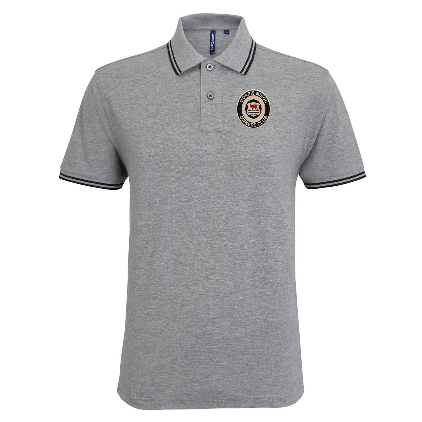 Morris Minor Owners Club Tipped Polo Shirt