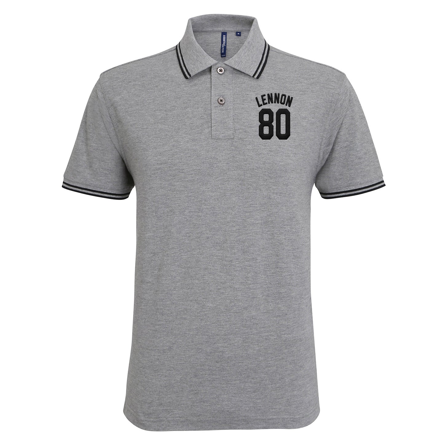 John Lennon Football Tipped Polo Shirt