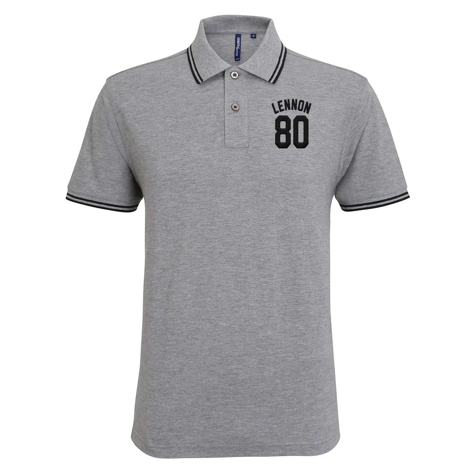 John Lennon Football Tipped Polo Shirt